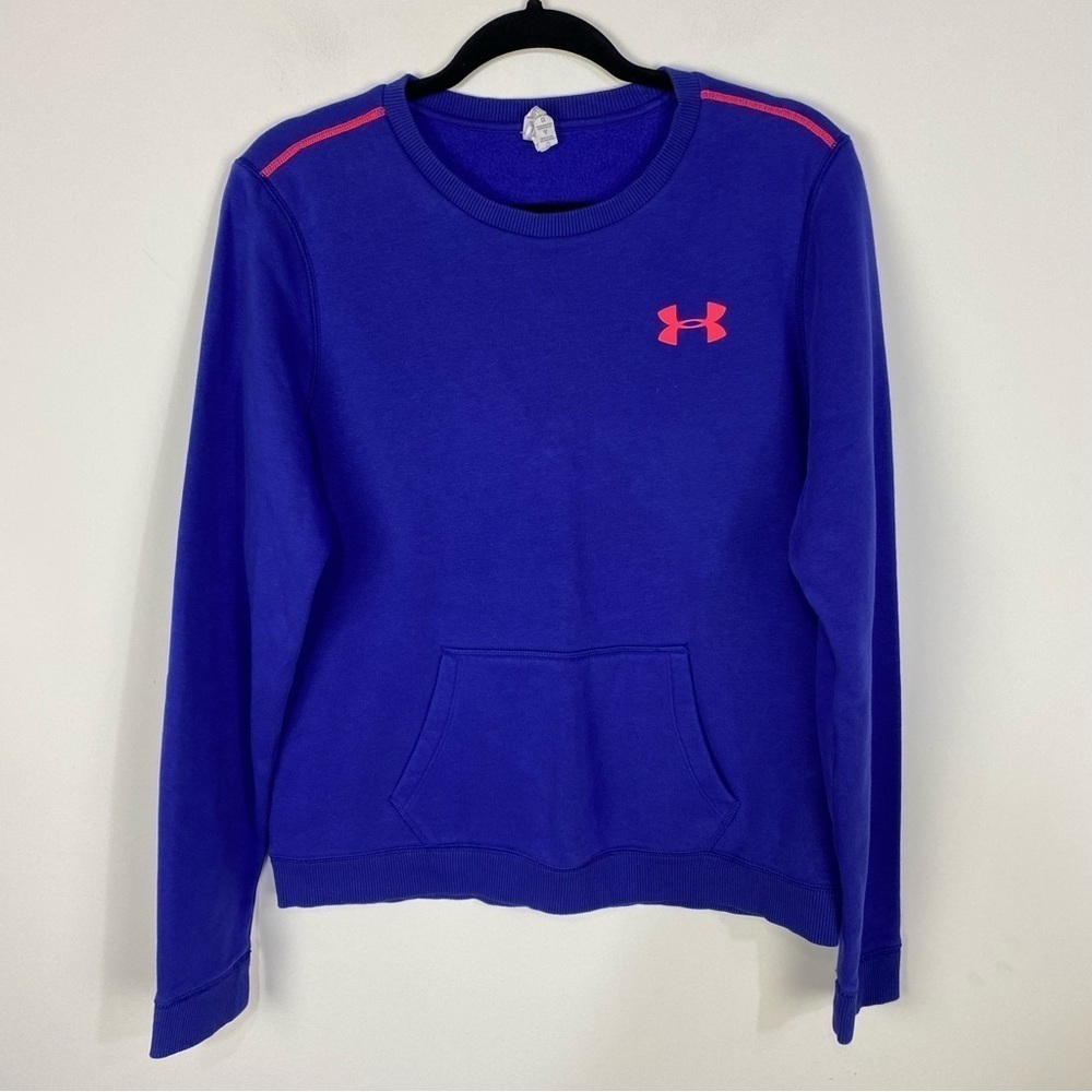 Under Armour Purple & Pink Crewneck Sweatshirt
